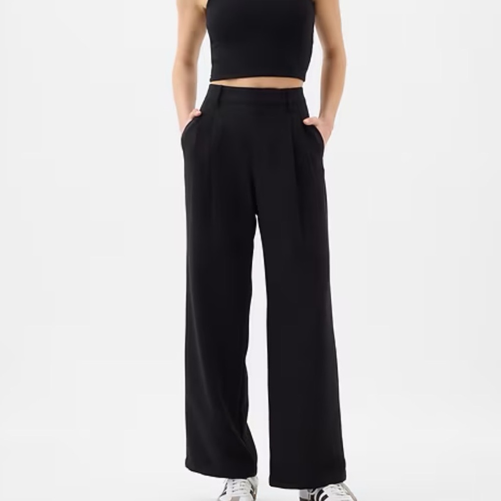 Women's Grey Wide-Leg Pants